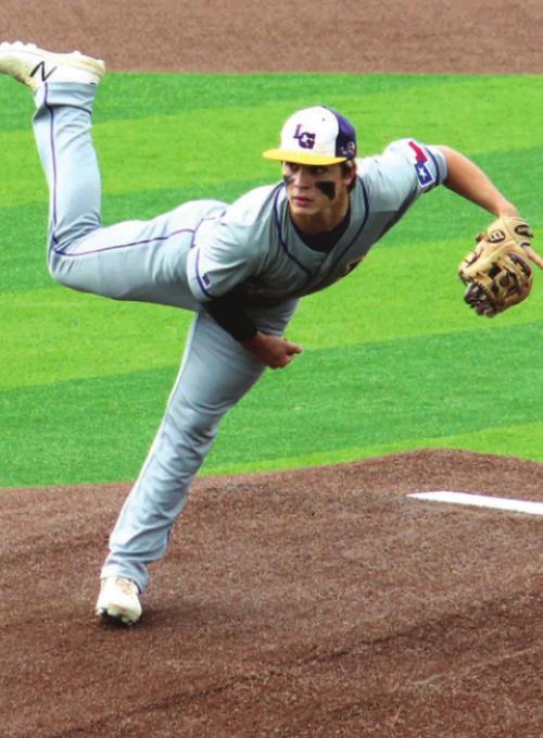 La Grange’s Clay Wolff pitched a complete game Thursday. Photos by Jeff Wick