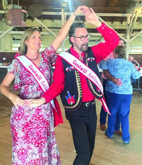 Louis Stewart &amp; Paula Amsler, Po.L.K.of A. Ambassadors.