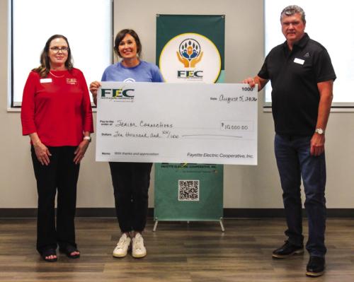 Fayette Electric Co-op Awards Community Reinvestment Grant to Senior Connections