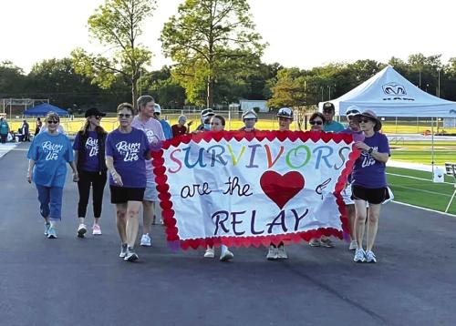 Above and below, scenes from previous Relay for Life event at Leopard Stadium in La Grange.