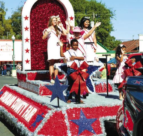Best Overall entry went to the Colorado County Fair Royal Court.