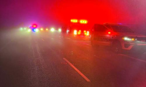 Two Injured in Foggy Morning Crash Wednesday on Hwy 71