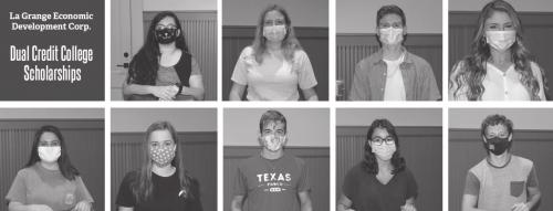 Scholarship recipients are pictured from left to right, top to bottom: Jade Ackerman, Abigail Eindorf, Joshua Amick, Melissa Muras, MaKenzie Givan, Molly Bennett, Trey Cunningham, Kalyn Hernandez, David Krupala.