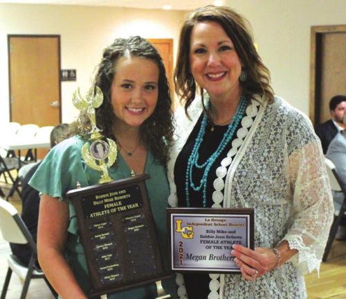 Top La Grange Athletes Honored at Sports Banquet