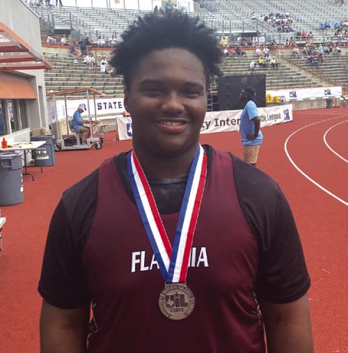 Kobe Burton Wins State Silver in Shot Put