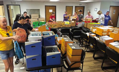 600 Backpacks Filled for Back-to-School Event