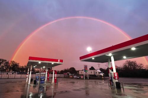 Rainbow on Valentine’s Day