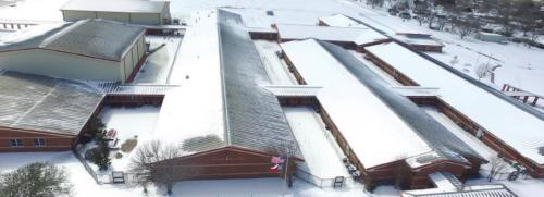 The snow-covered