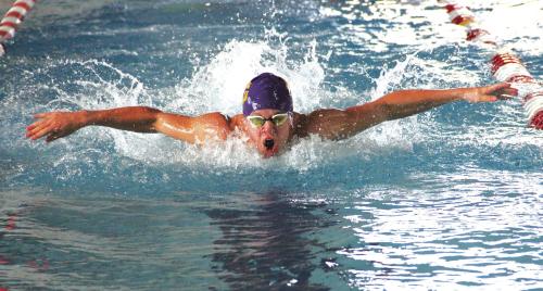 La Grange’s Ben Swisher in action in El Campo. Photo by Katy Michalke