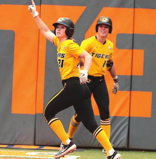 Moore Hits Three Homers vs. A&M