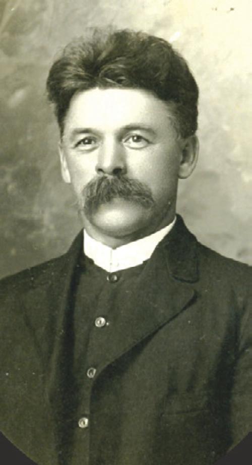 Rev. Carl Baer in the early 1900s, courtesy of the Fayette Heritage Museum and Archives.