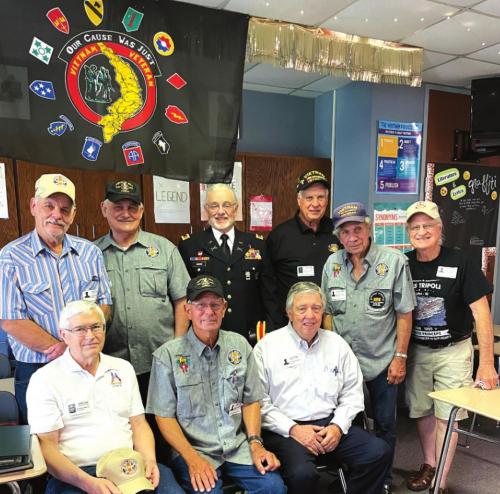 Sitting, left to right: Charles Murray, Eugene Krupala, Ranney McDonough. Standing, left to right: Leonard Wick, Leonard Korenek, Roy Hogsed, Patrick Lyons, Raymond Urban, and Donald Mazoch. Not pictured but attended morning sessions: Terrell Brown, David Chaloupka, John Dodson, Louis Estrada, and Dennis Stryk.
