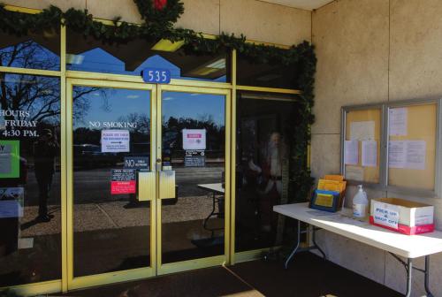 The doors to City Hall in Schulenburg will reopen to the public Feb. 1. City Hall has been closed since May in an effort to slow the spread of coronavirus. Schulenburg Public Library, pictured below, will remain closed until library staff members are able to get a coronavirus vaccine. Photos by Andy Behlen