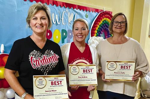 St. Rose of Lima Staff Members Recognized