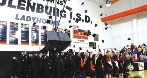 Caps Fly as Schulenburg Class of 2022 Graduates