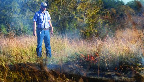The Texas Prescribed Fire Field Day is set for Oct. 1 in La Grange. Photo by Laura McKenzie/Texas A&amp;M AgriLife