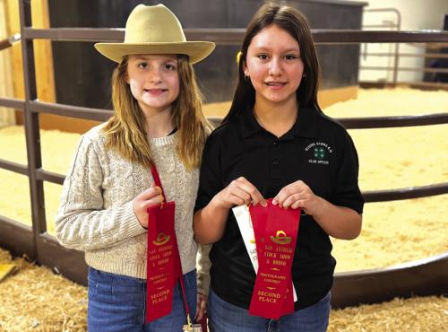 The San Antonio Stock Show held their annual photography contest this past Sunday. In the Junior Division, Maddison Moreau got second place in the motion category. In the Intermediate Division, Elyse McBroom got second place in the agriculture-livestock category, second place in the people category, and third place in the animals-wildlife category. This year there were 1,685 photos entered into the contest.