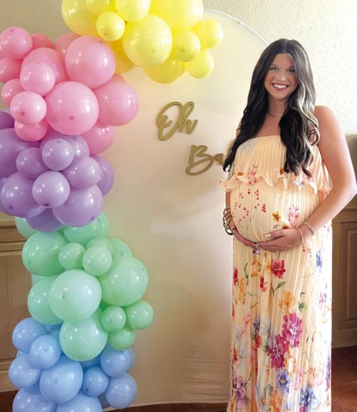 Brooke Schobel Kocian was honored at a baby shower recently.