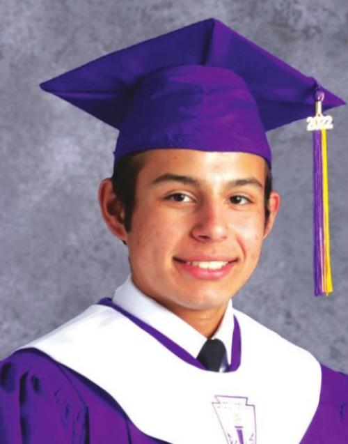 Valedictorian Grant Adamcik