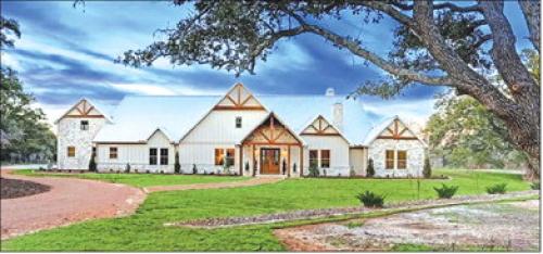 This 6,586 square foot, five-bed, five-bath house is currently on sale for just under $5 million on Hartfield Road in Round Top.