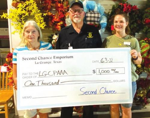 Second Chance Donates to Citizens on Patrol
