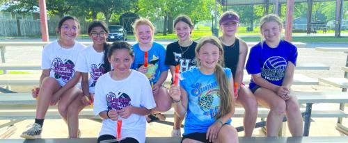 Girls Enjoy Softball Camp in Flatonia