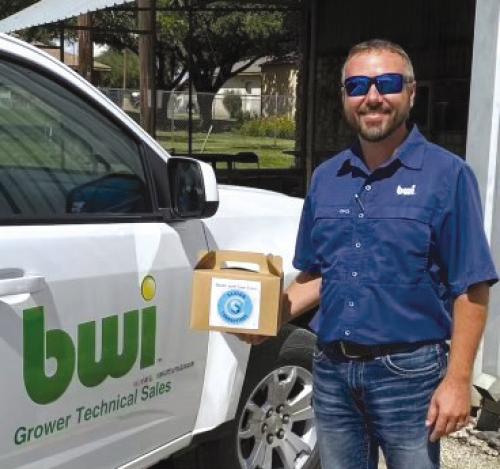 Bwi is one of our first table sponsors for our Heritage Ball on New Year’s Eve. Along with Fayerte Country Homes, they received our baked goods for the month of September. Jeremy Stover with BWI is pictured.