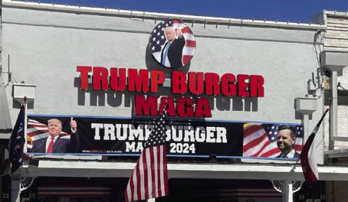 Trump Burger, a new restaurant in Flatonia, opened at 110 W. North Main Street on Election Day, Nov. 5