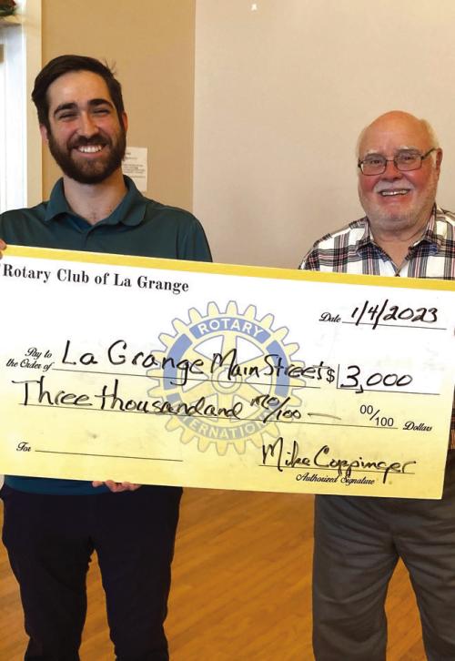Rotary Donates to Main Street