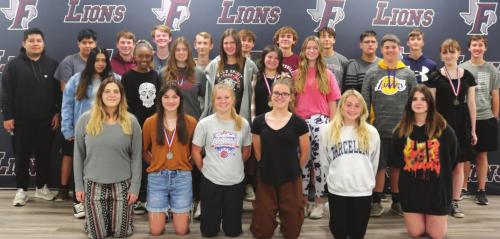 The Fayetteville High School District UIL competitors.