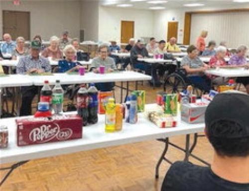 The annual Senior Citizens Bingo at St John’s parish hall.
