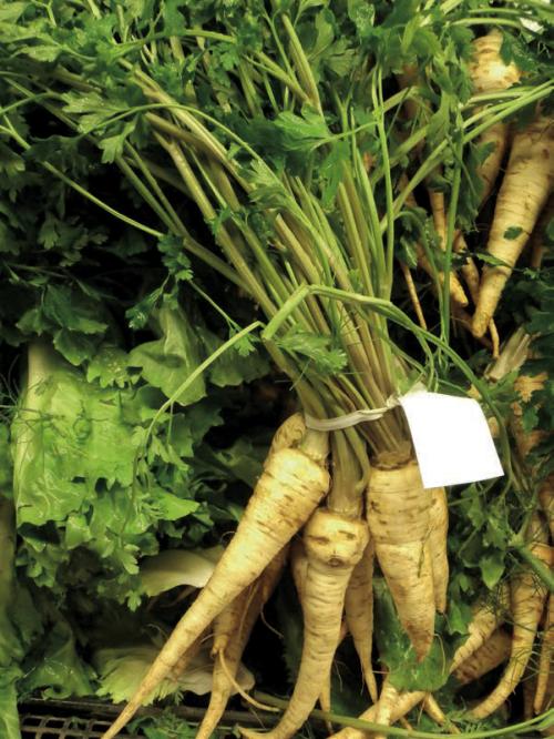 Parsnips look like white carrots, but their flavor is truly unique.