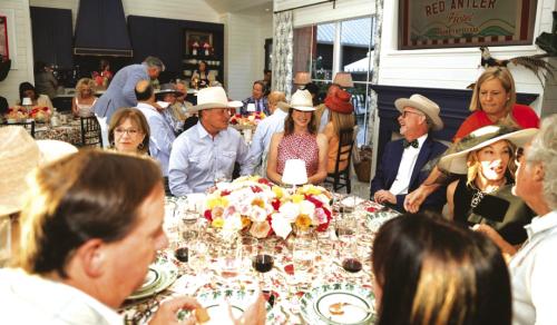 Derby Day Dinner Raises Support for Round Top Family Library