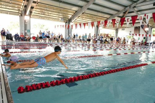 The six-and-under relay during the Meet of Champs in El Campo. Photos by Brittany Dawson
