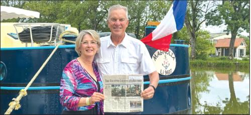 Bill and Denice Fisher of La Grange recently took The Record on a French Barge cruise through the canals of Burgundy.