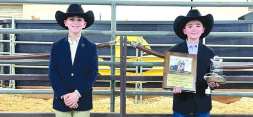 Crockett Guenther and Gage Smrkovsky.
