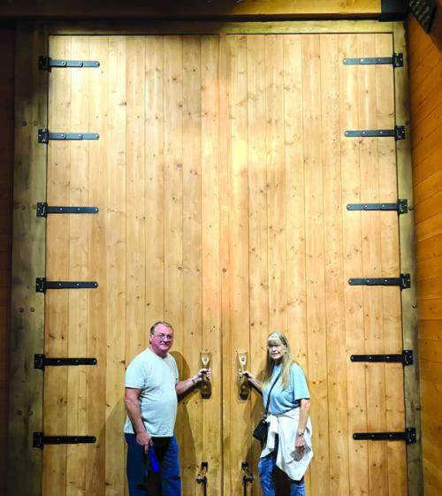 Billy and Nancie Blair at the Ark Encounter in Kentucky.