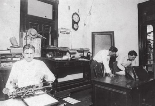 Fayette County Courthouse interior.