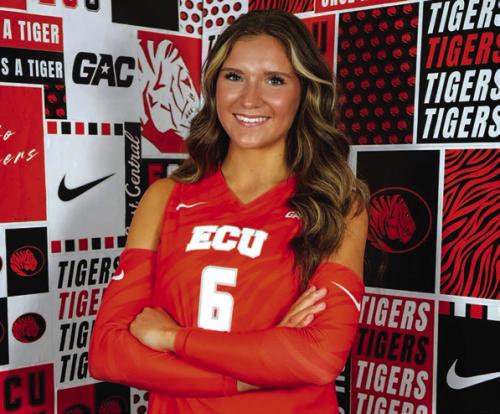 La Grange senior-to-be Avery Griffin has verbally committed to play college volleyball for East Central University, an NCAA Division II school in Ada, Oklahoma.