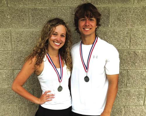 Youens/Supak Advance To Regionals in Tennis