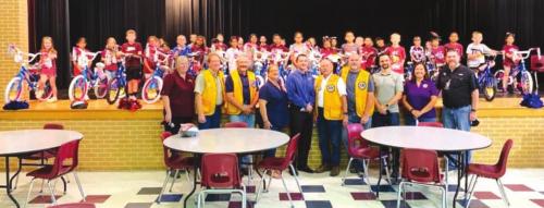 Flatonia Elementary Has Bicycle Helmet Event