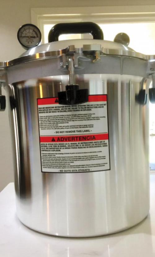 The long-awaited pressure canner.