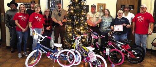 Salvation Army Donates Bikes in Curtis Carden’s Memory