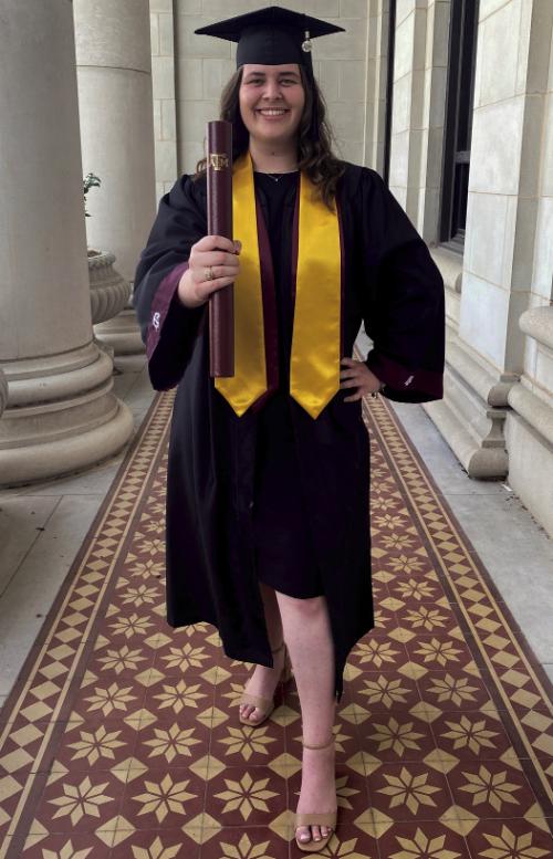 Urban Graduates With Honors from A&M