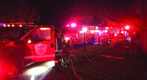 Quick Thinking Saves Home Amidst Fire