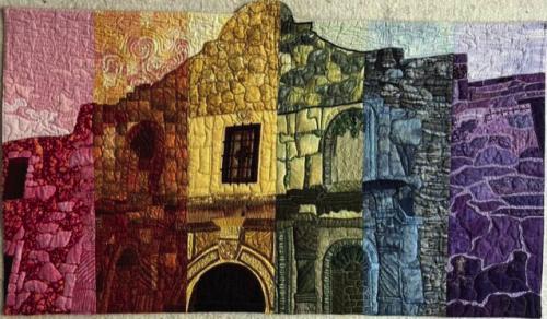 The quilt “Remember…” by Karen Lambdin of San Antonio is part of the new exhibit.