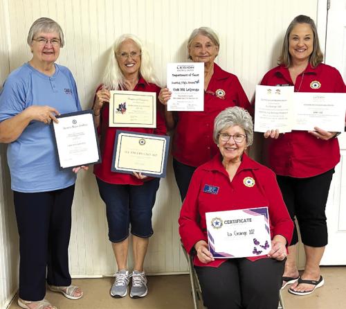 American Legion Auxiliary Receives Honors