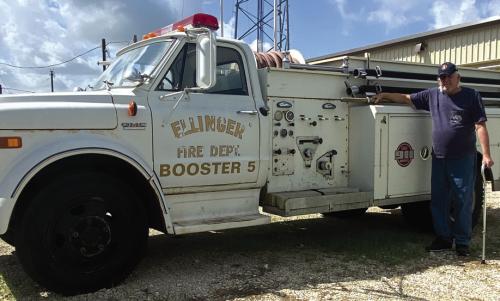 Ellinger VFD Retires 1970s Fire Truck