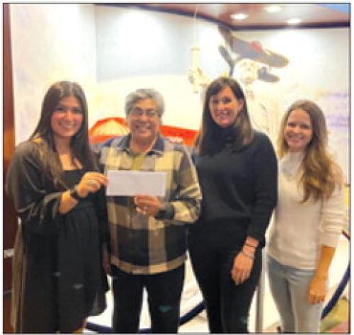 Senior Connections received a grant from the Stanzel Family Foundation. Pictured from left: Melanie Ramirez, Cindy Villarreal, Amanda Kridel, and Cheryl Pekar.