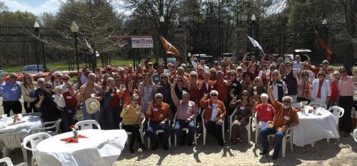 A group shot of the attendees at Saturday’s event at Festival Hill. Photo by Tony Jones